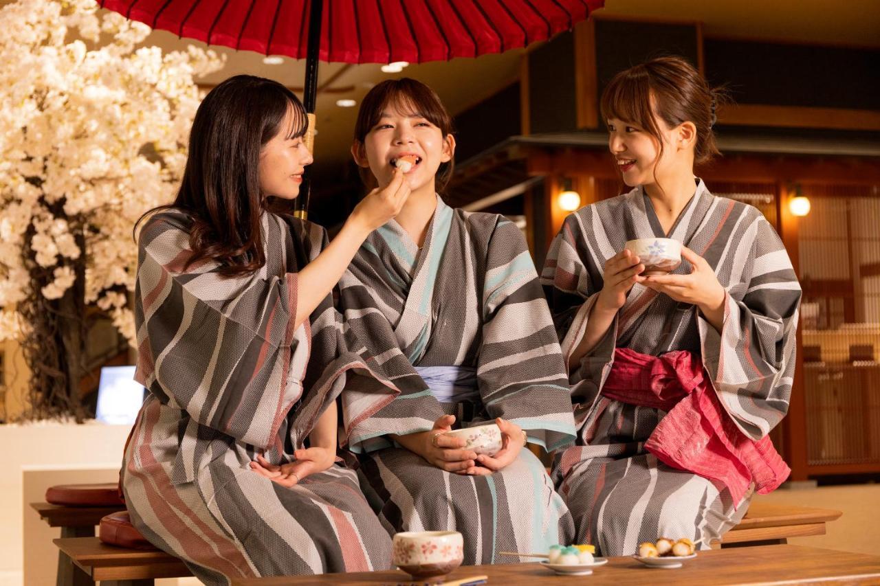 Yamanakaonsen Ohanami Kyubei Kaga  Eksteriør billede