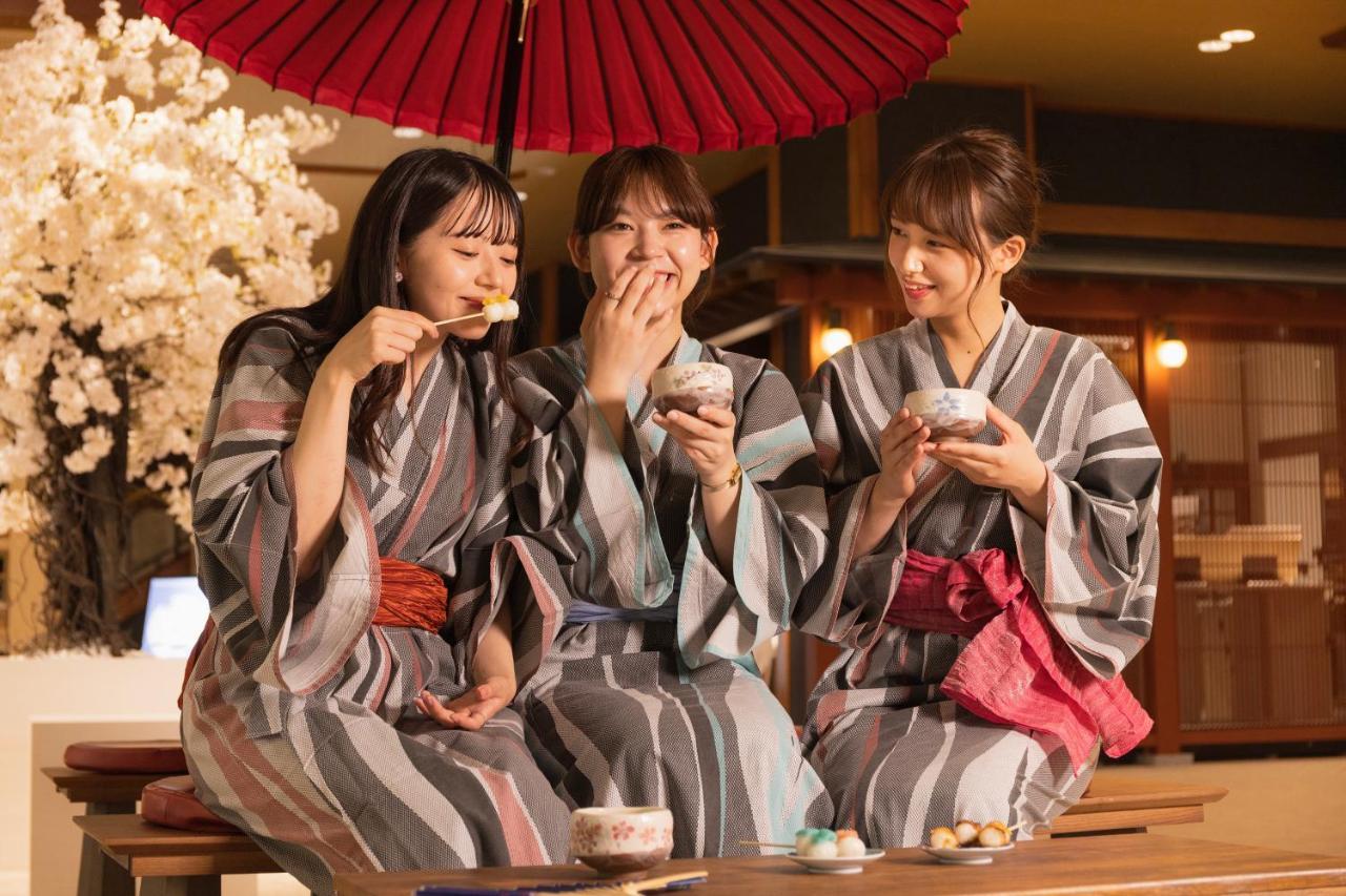 Yamanakaonsen Ohanami Kyubei Kaga  Eksteriør billede