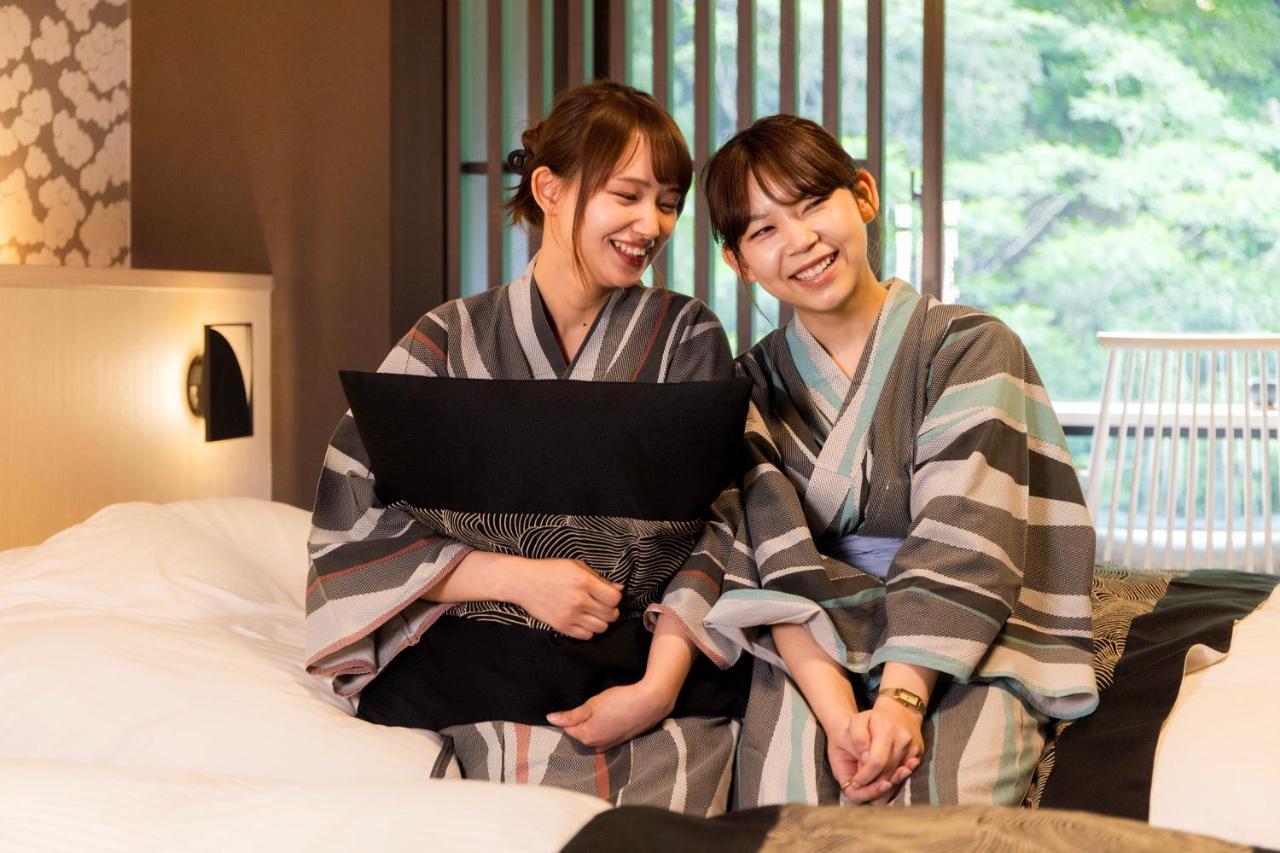 Yamanakaonsen Ohanami Kyubei Kaga  Eksteriør billede