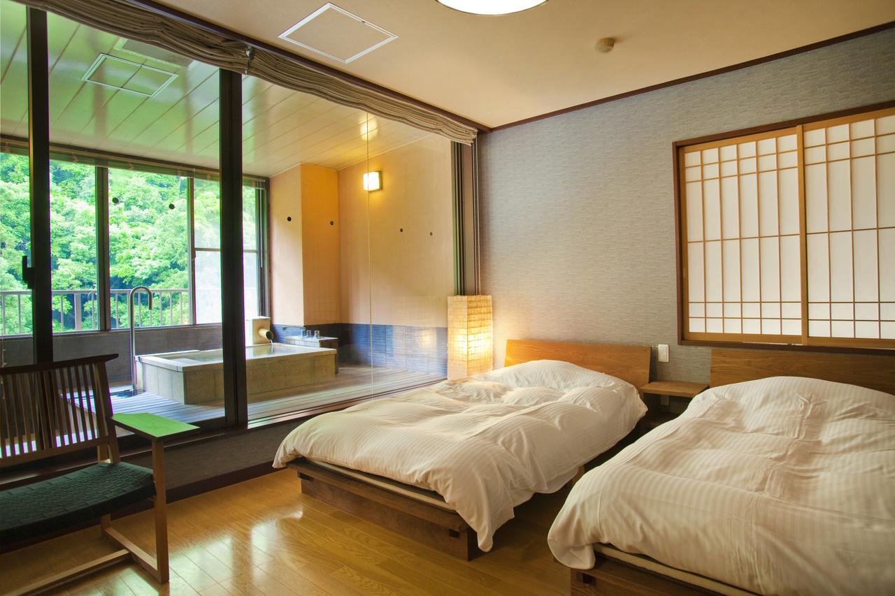 Yamanakaonsen Ohanami Kyubei Kaga  Eksteriør billede